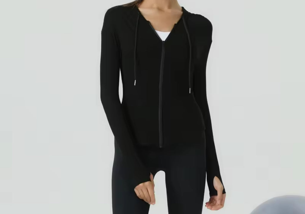 The Petal Noir Casual Hoodie