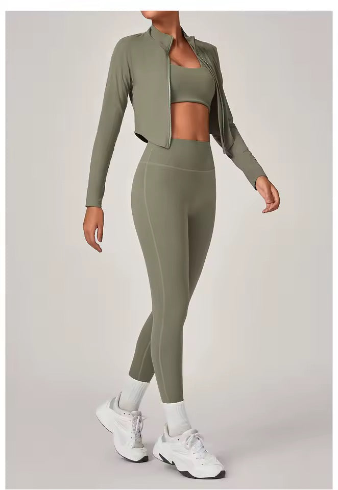 Three Piece Petal Love Workout Set