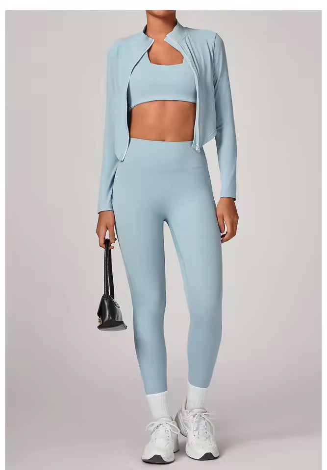 Three Piece Petal Love Workout Set