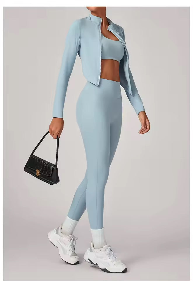 Three Piece Petal Love Workout Set
