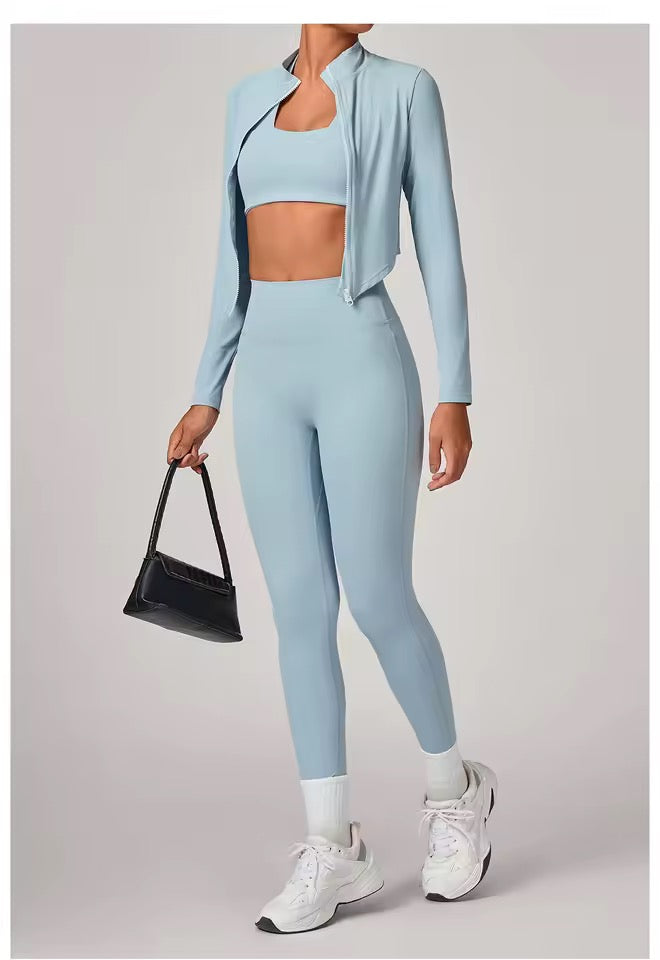 Three Piece Petal Love Workout Set