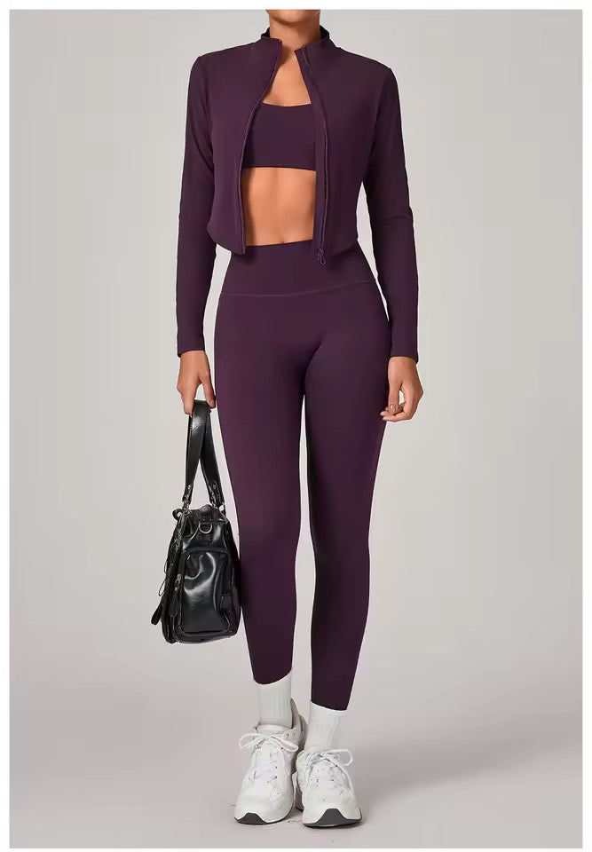 Three Piece Petal Love Workout Set