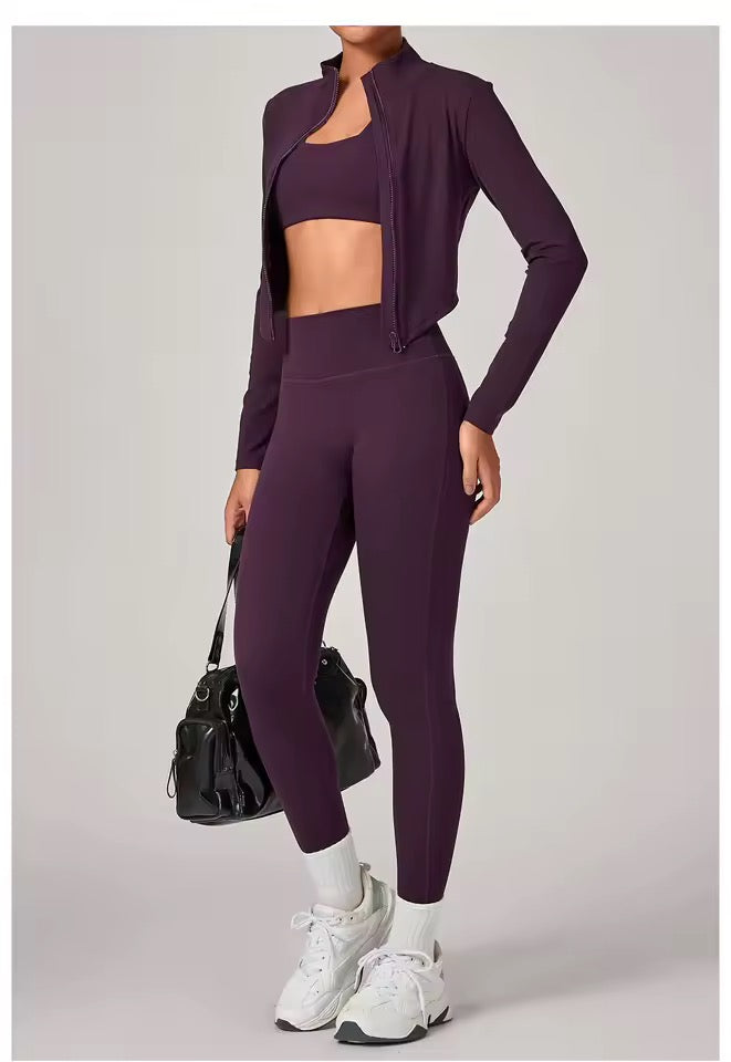 Three Piece Petal Love Workout Set