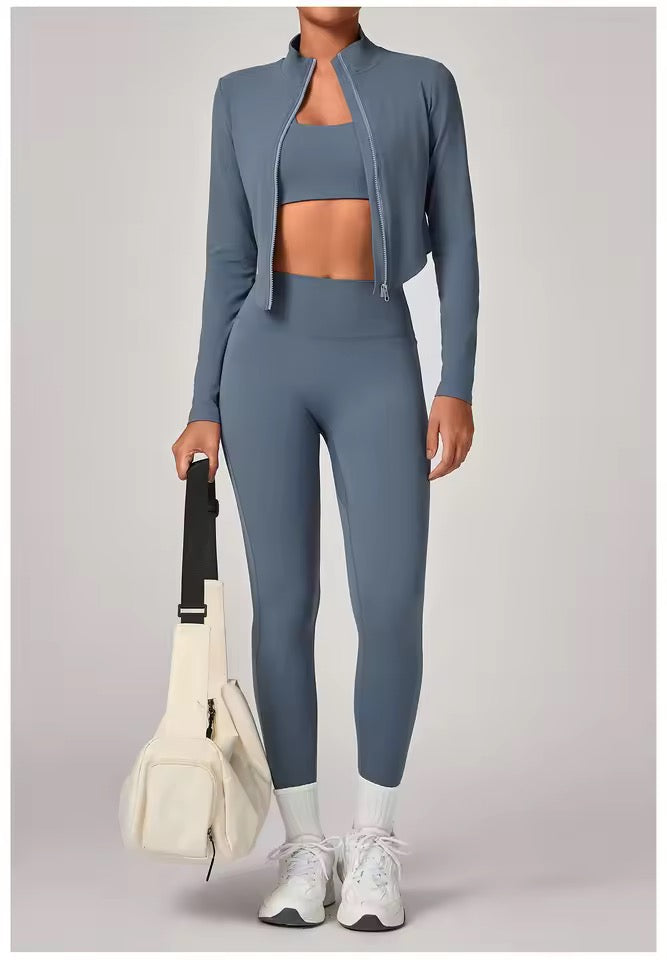 Three Piece Petal Love Workout Set