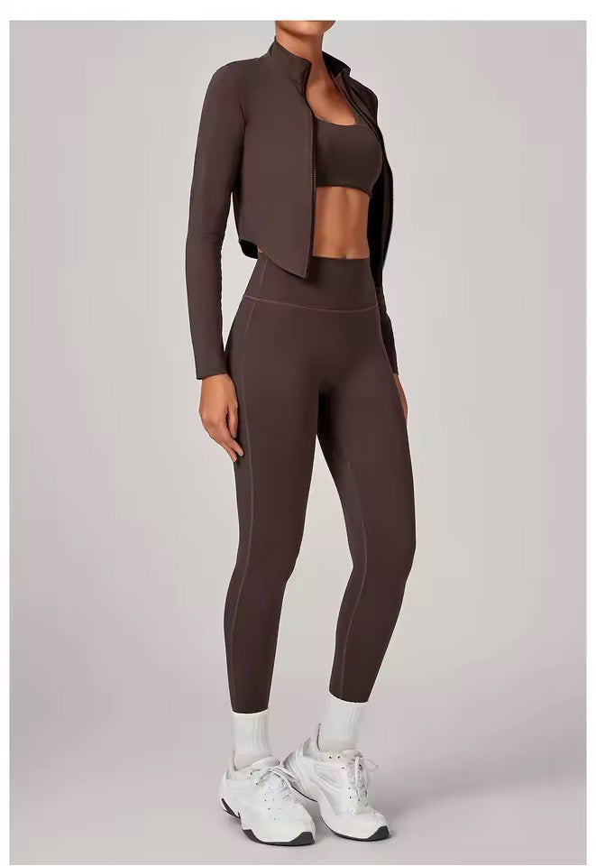 Three Piece Petal Love Workout Set