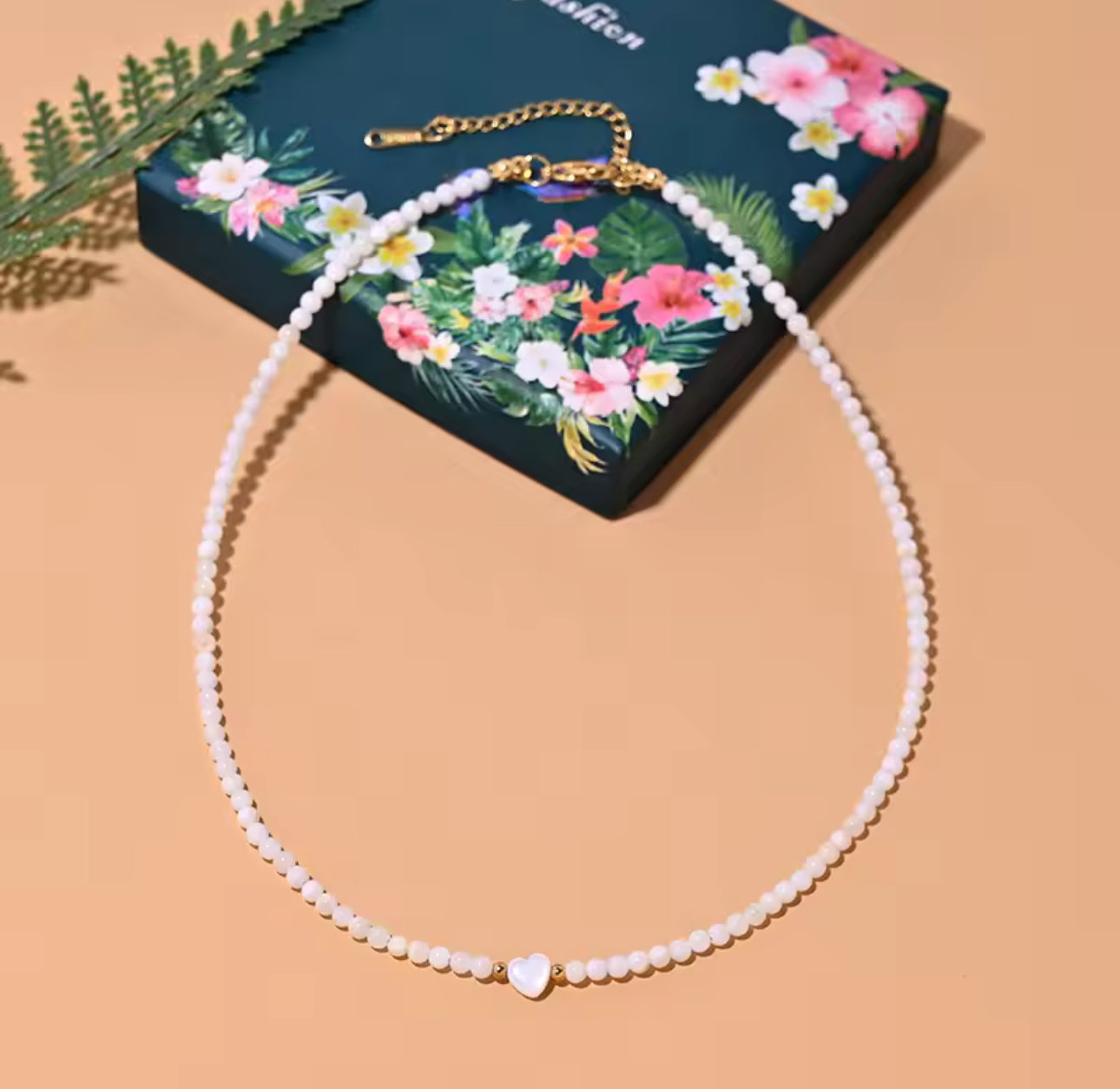 Eco Muse Handmade Mother Of Pear Shell Necklace