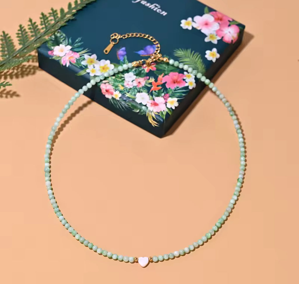 Eco Muse Handmade Mother Of Pear Shell Necklace