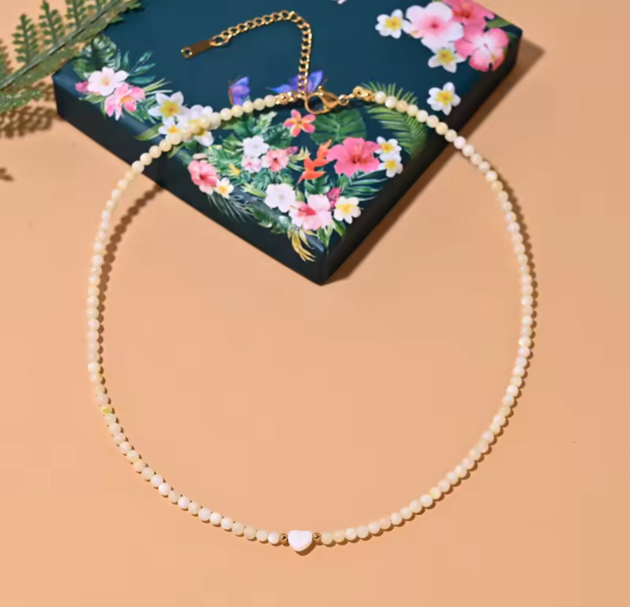 Eco Muse Handmade Mother Of Pear Shell Necklace