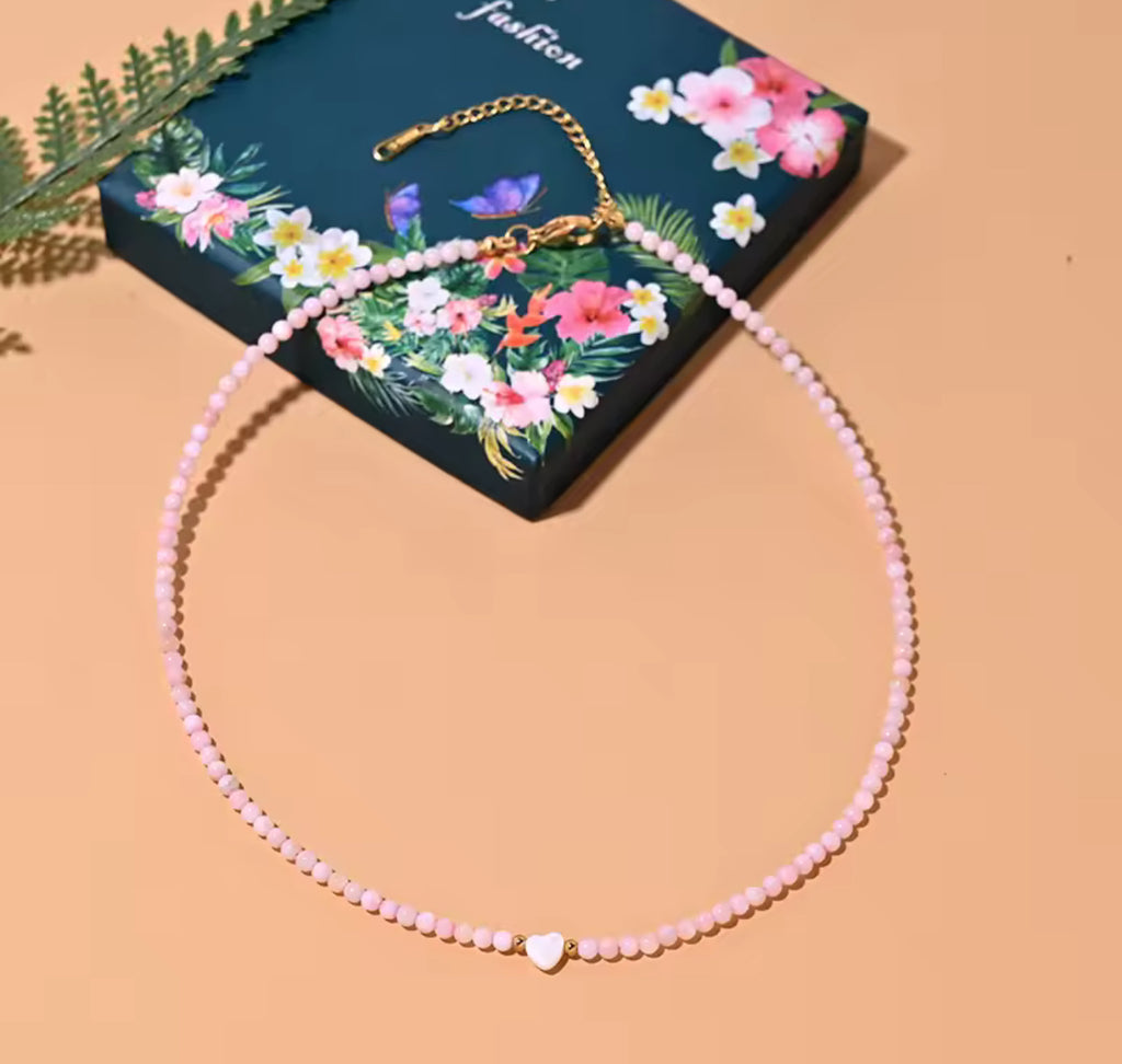 Eco Muse Handmade Mother Of Pear Shell Necklace