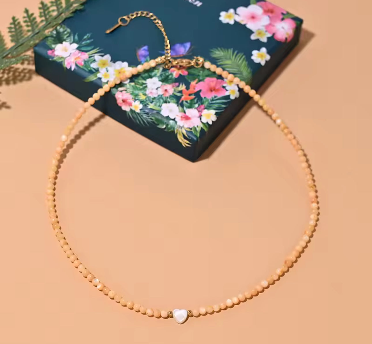 Eco Muse Handmade Mother Of Pear Shell Necklace