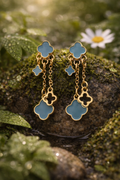 The Pure Earth Clover Earrings