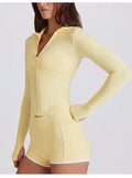 Ivy Hour Zip Blouse Set