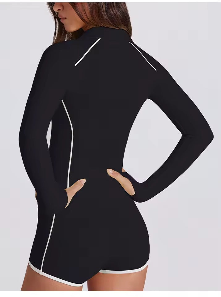 Ivy Hour Zip Blouse Set