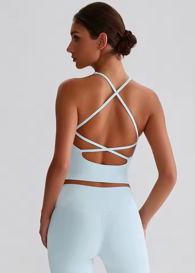 The Rosé Garden Sports Bra