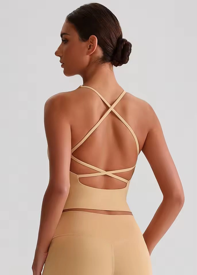 The Rosé Garden Sports Bra