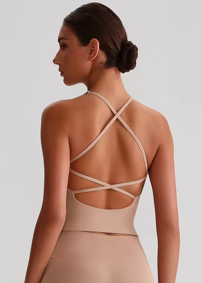 The Rosé Garden Sports Bra