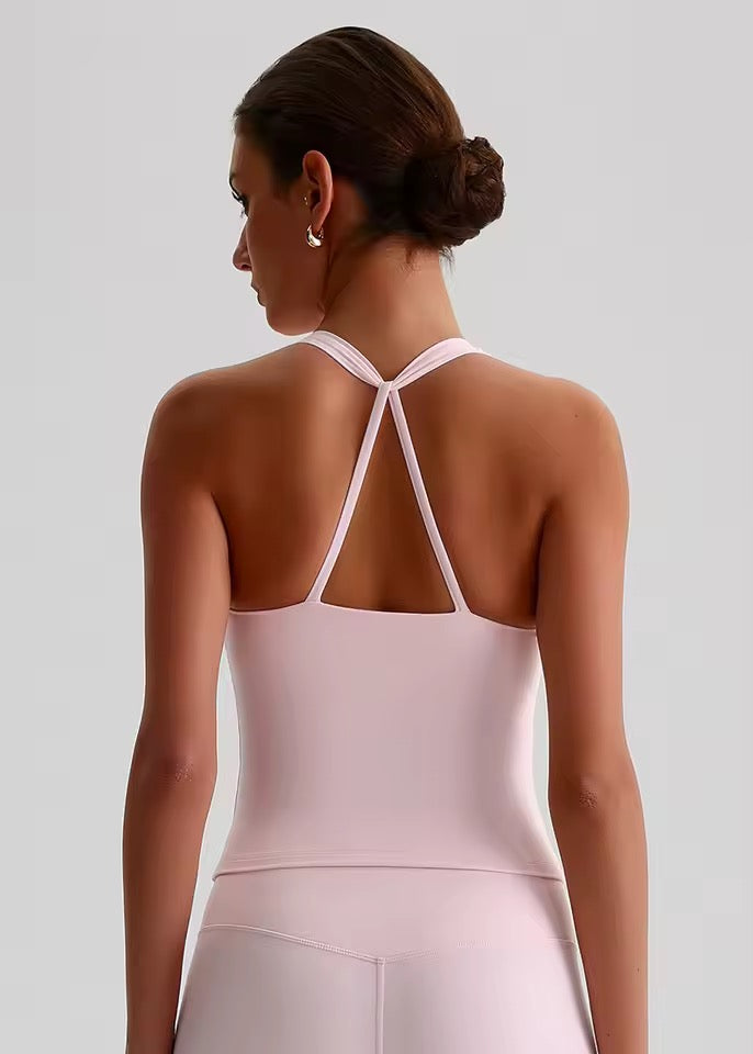 Blush Bloom Sports Bra
