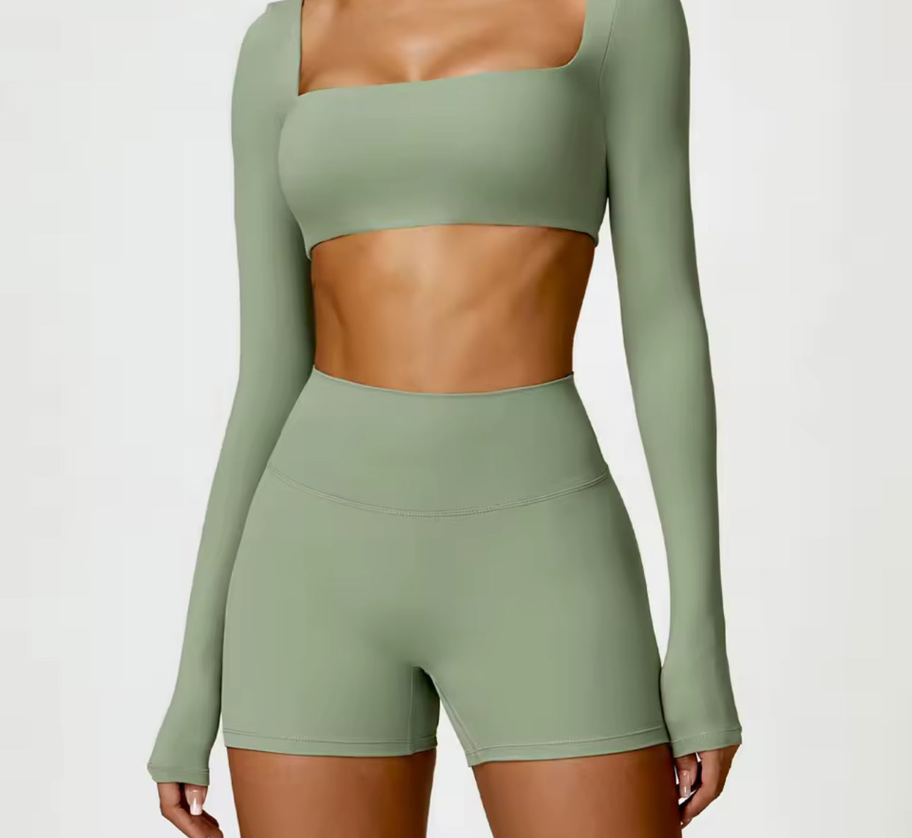 Blush Bloom Long Sleeved Sports Bra