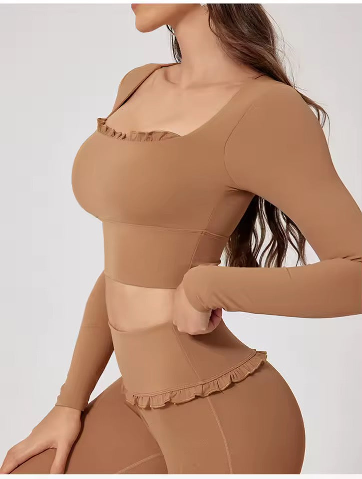 Rosebud Sculpt Long Sleeved Bra