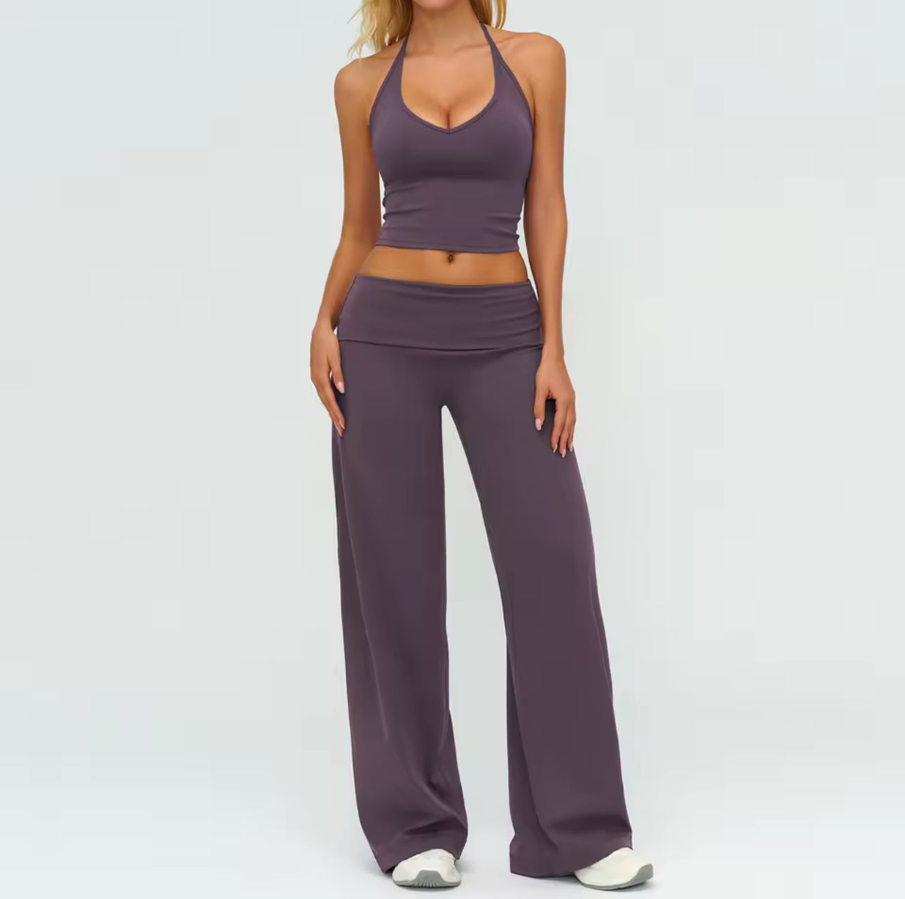 Eden Halter Sports Bra Set