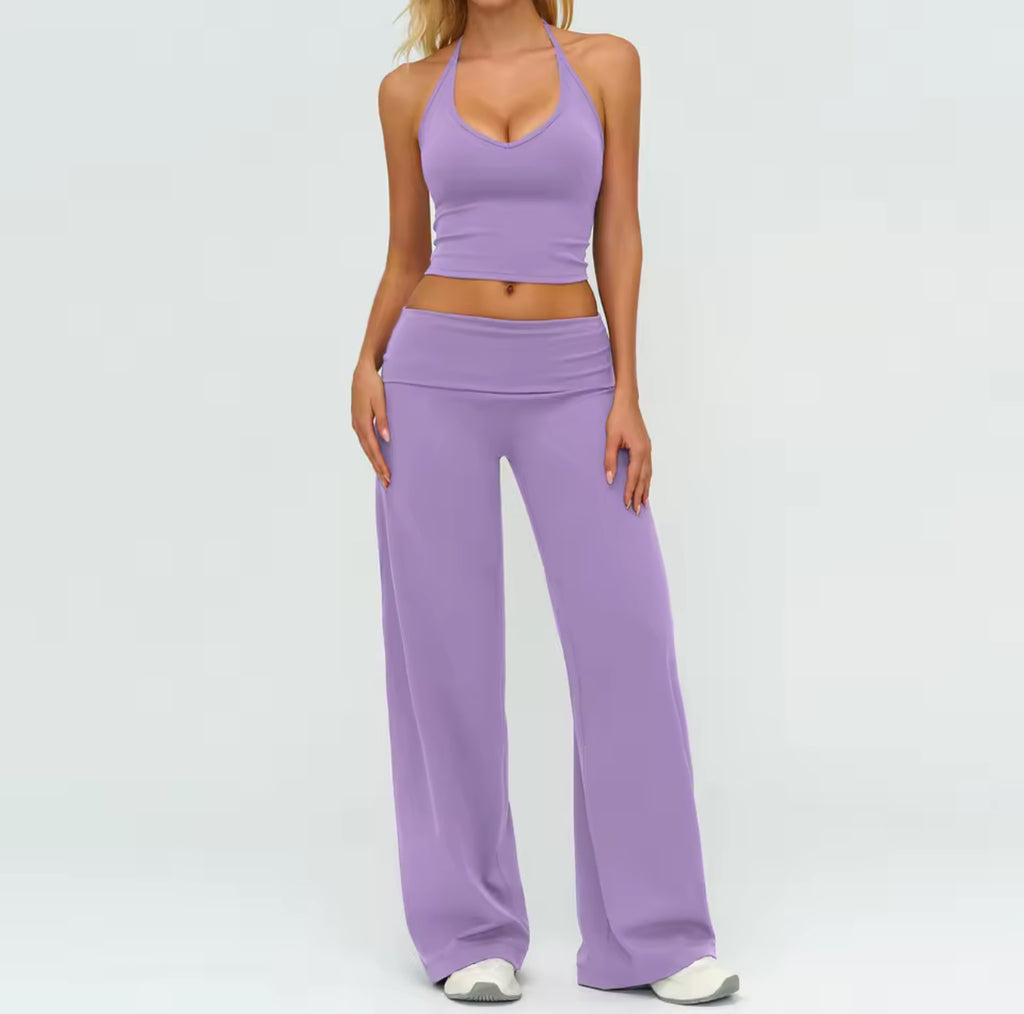 Eden Halter Sports Bra Set