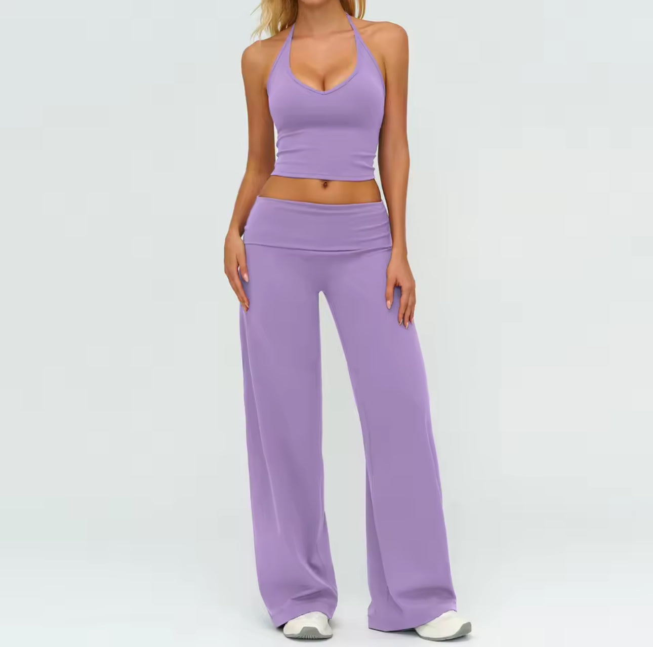Eden Halter Sports Bra Set