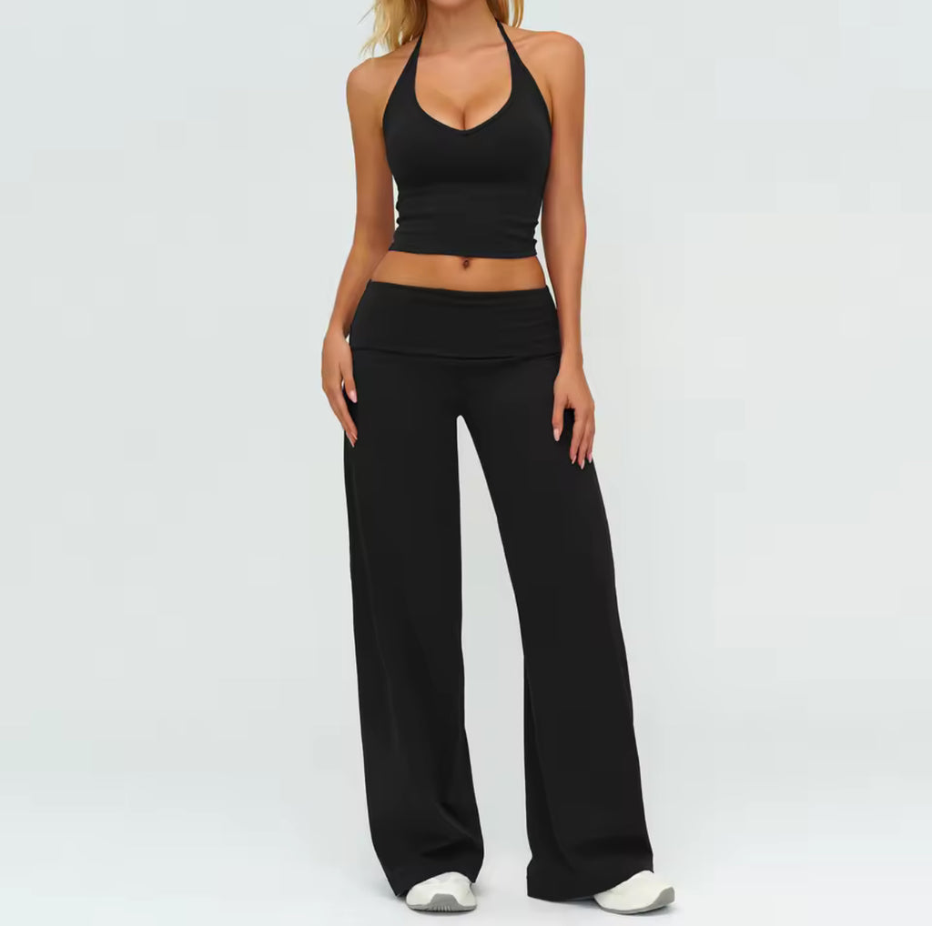 Eden Halter Sports Bra Set