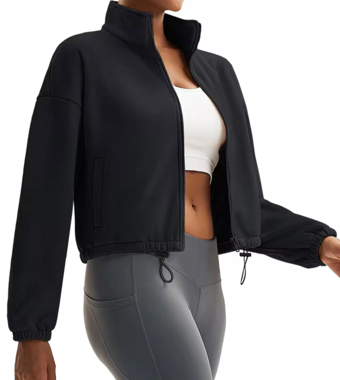 Fleece Lined Zipper Jacket