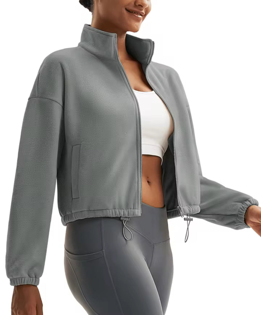 Fleece Lined Zipper Jacket