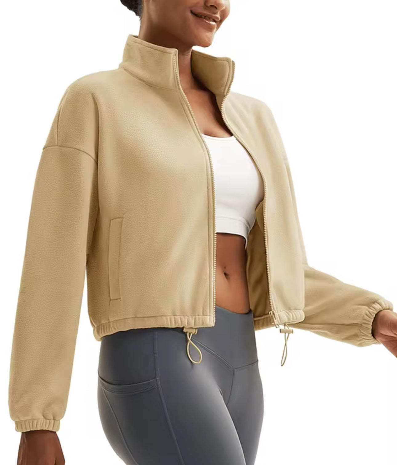 Fleece Lined Zipper Jacket
