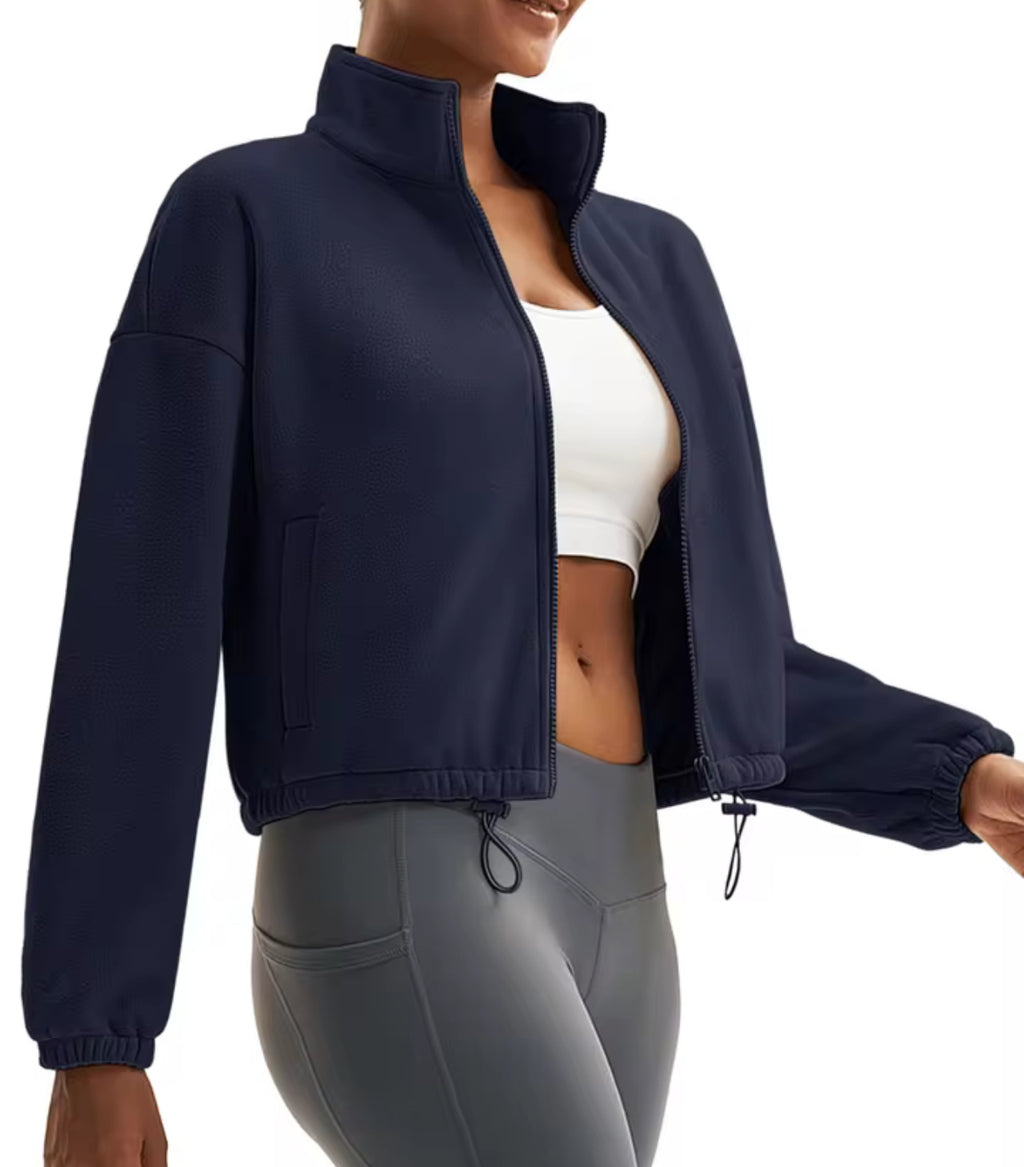 Fleece Lined Zipper Jacket