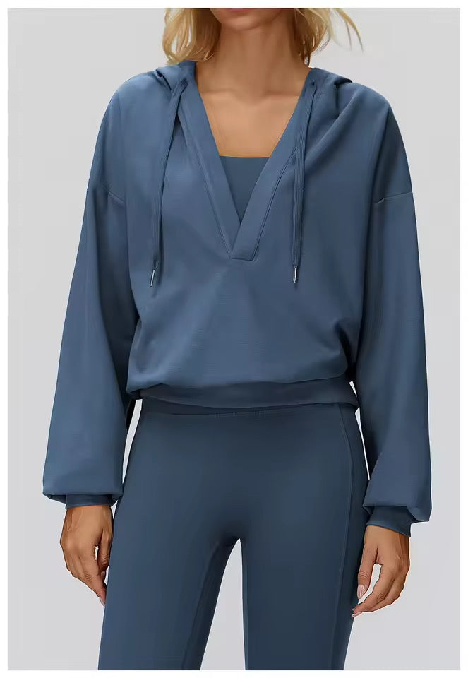 Dahlia Drift Lounge Workout Hoodie