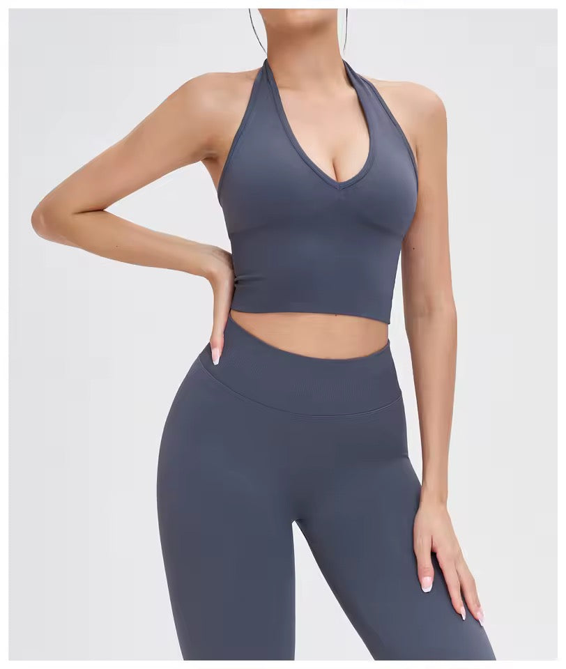 Vinesilk Halter Sports Bra
