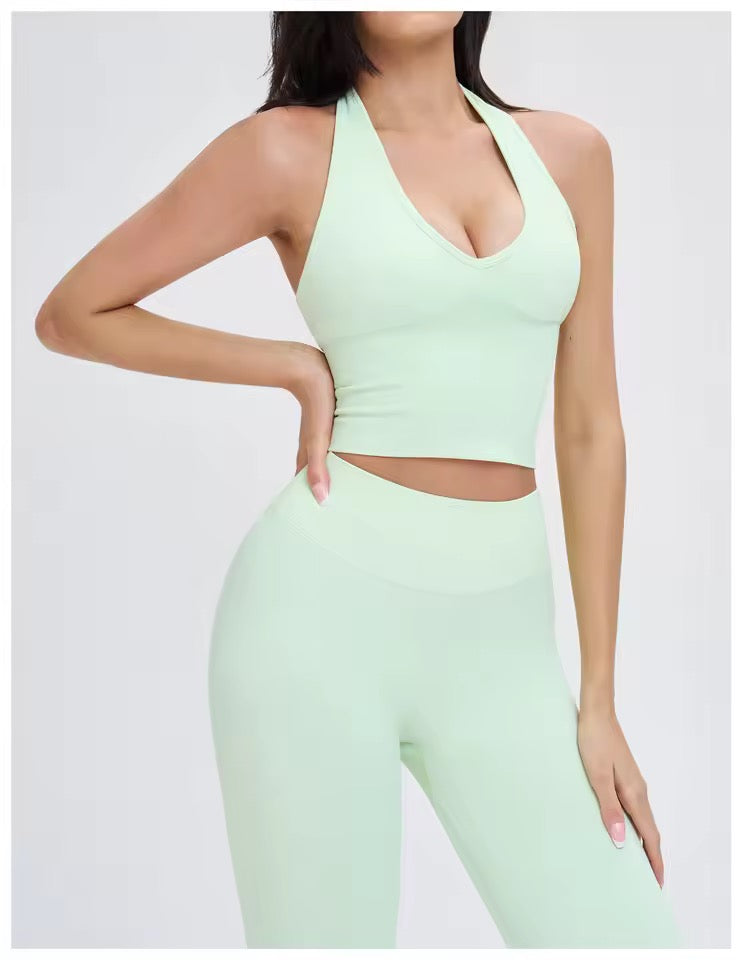 Vinesilk Halter Sports Bra