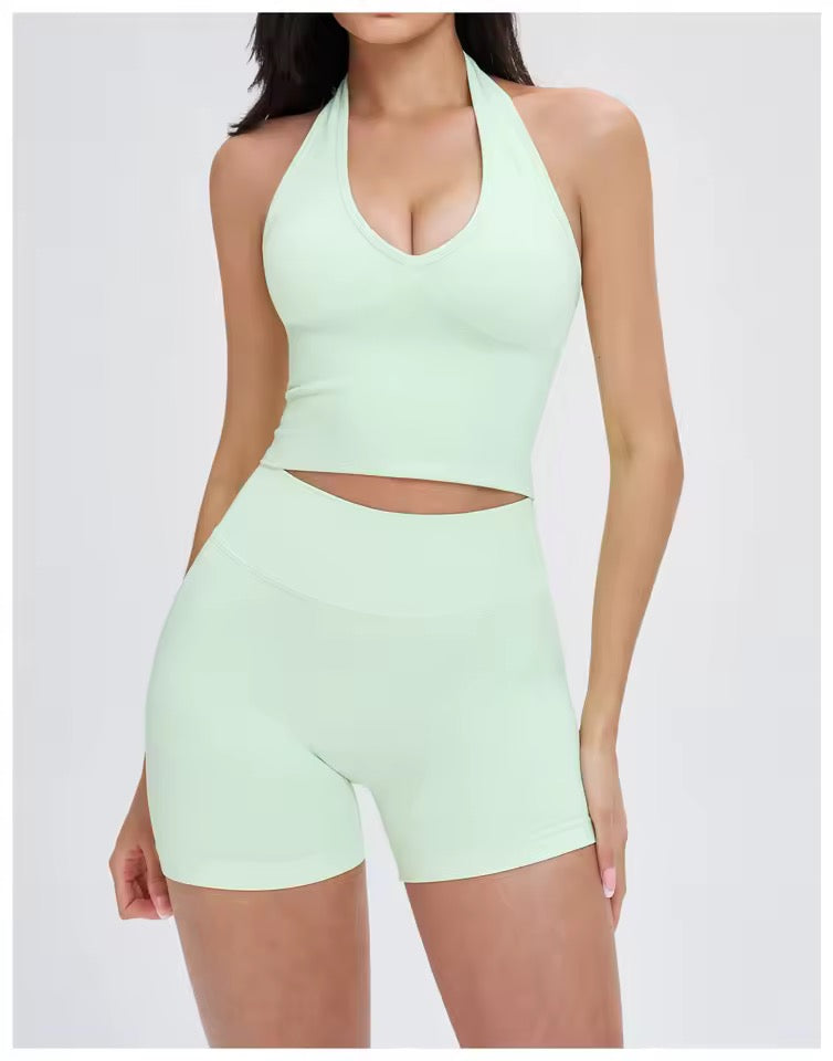 Vinesilk Halter Sports Bra