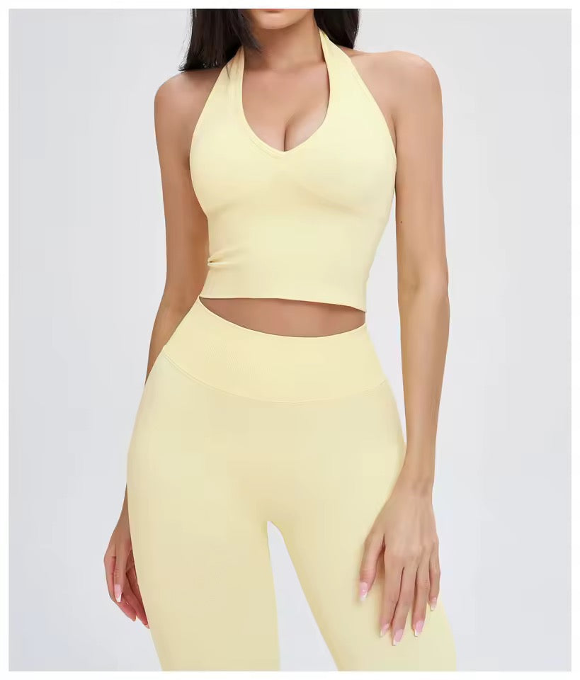 Vinesilk Halter Sports Bra
