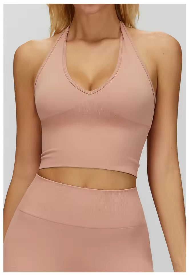 Vinesilk Halter Sports Bra
