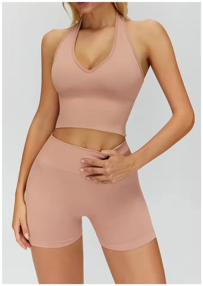 Vinesilk Halter Sports Bra