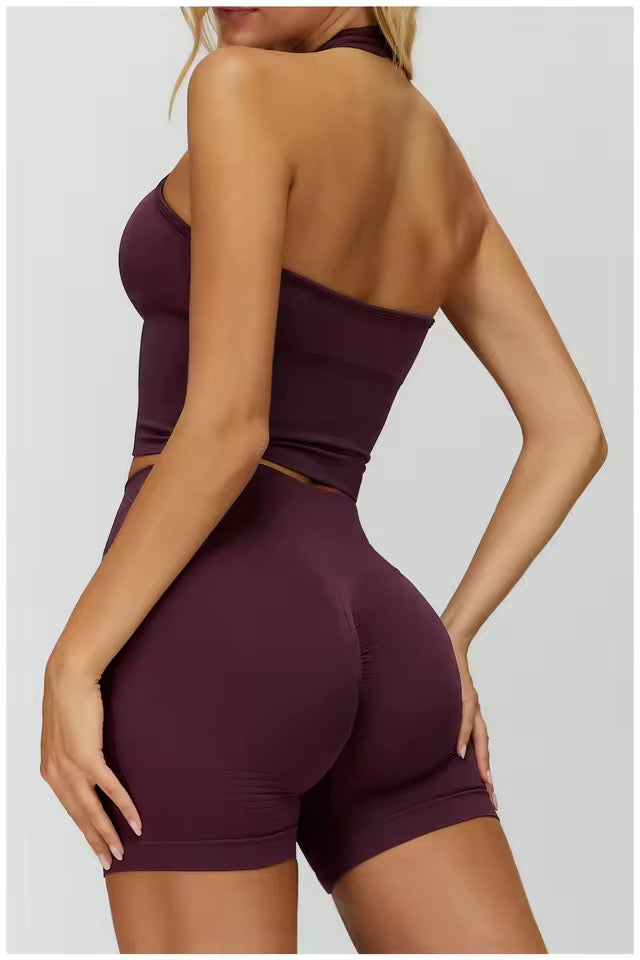 Vinesilk Halter Sports Bra