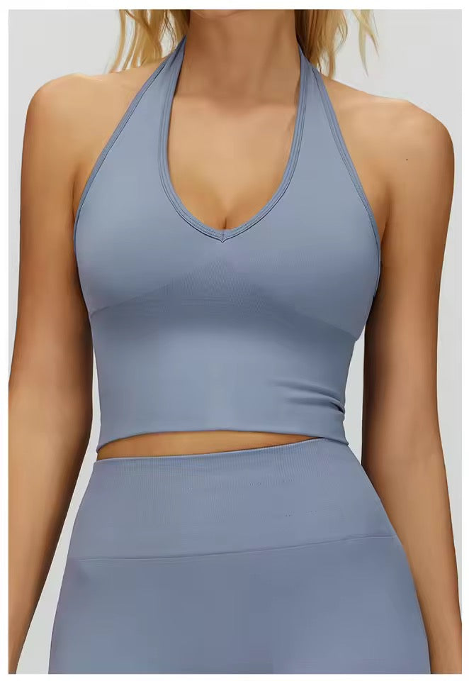 Vinesilk Halter Sports Bra
