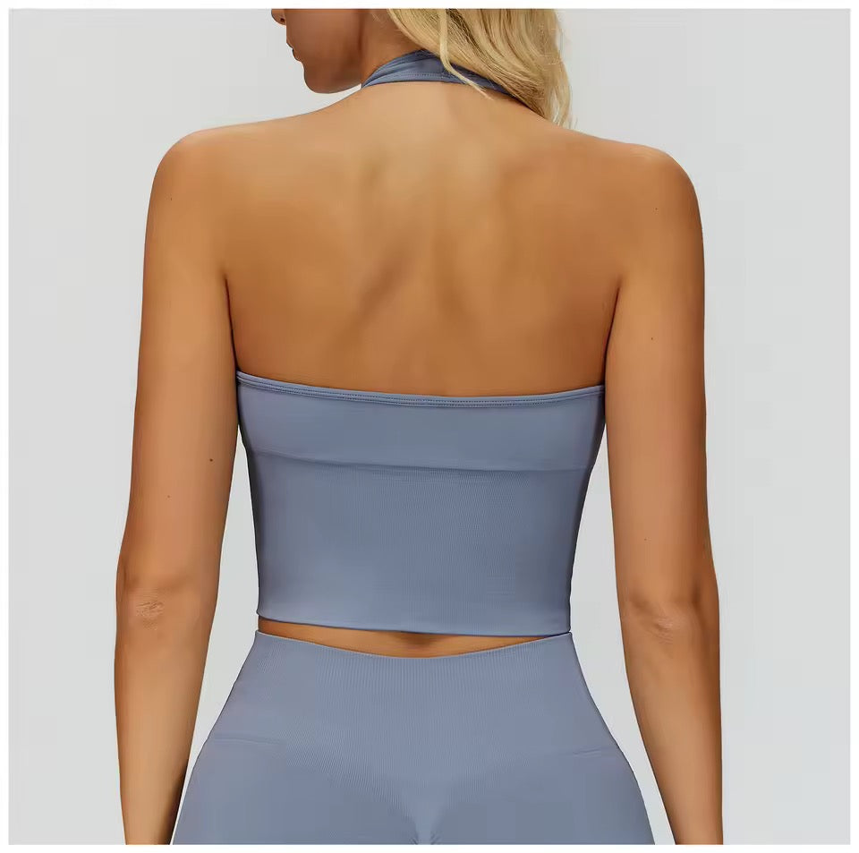Vinesilk Halter Sports Bra