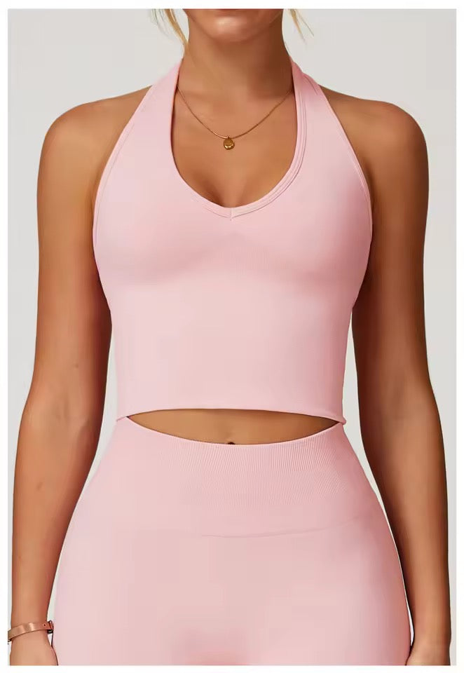 Vinesilk Halter Sports Bra