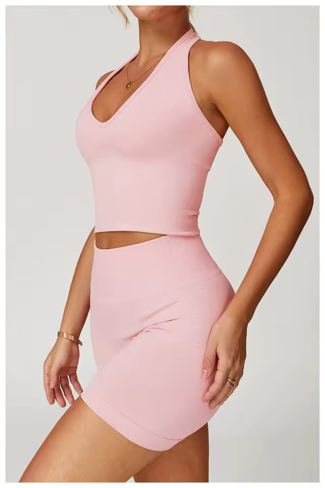 Vinesilk Halter Sports Bra