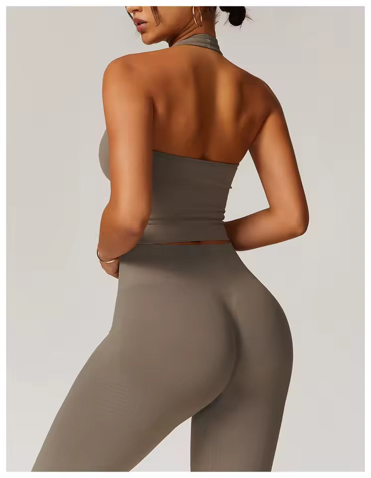 Vinesilk Halter Sports Bra