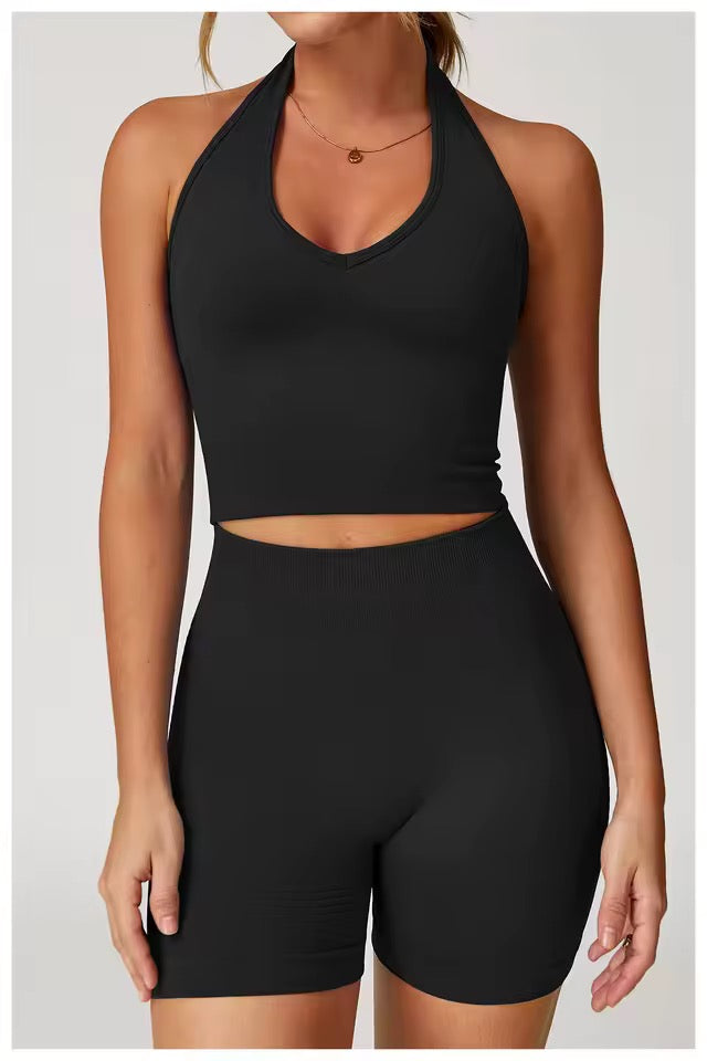 Vinesilk Halter Sports Bra