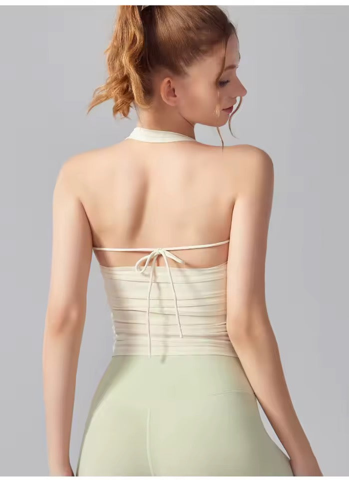Sunroot Halter Sports Bra